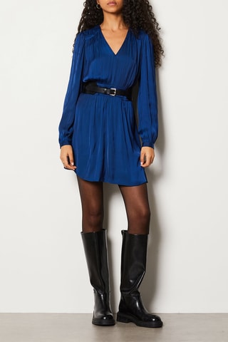 Robe patineuse Lana - Bleu nuit