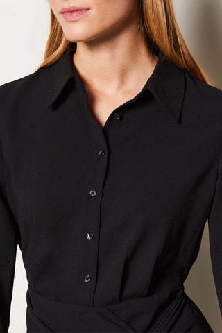 Robe portefeuille Mara - Noir