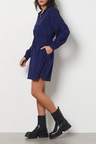 Robe chemise - Bleu marine