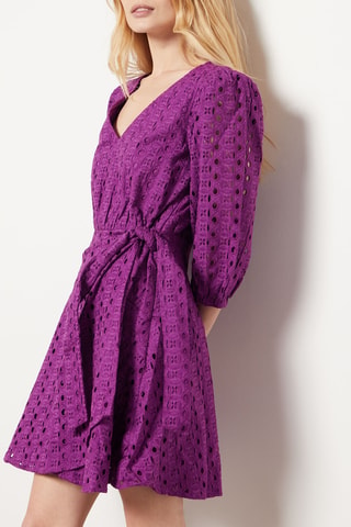 Robe portefeuille - Violet