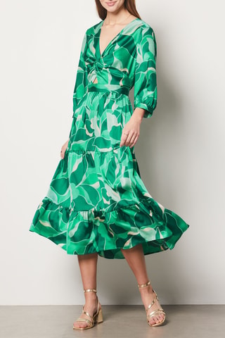 Robe midi - Vert