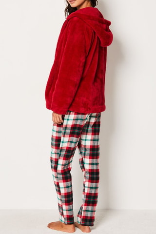 Pyjama 3 pièces Gilian - Rouge et blanc