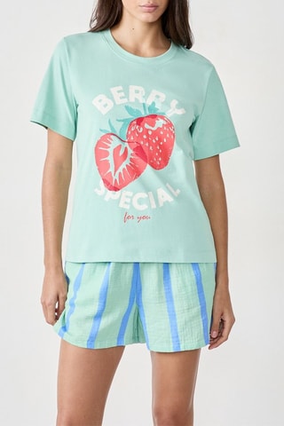 T-shirt - Fruits Of Love -  Vert d'eau