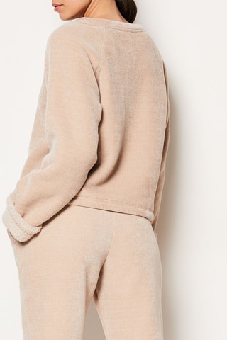 Sweat en velours Mirya - Taupe
