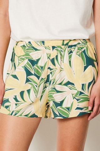 Short de pyjama - Vert et jaune - Etam