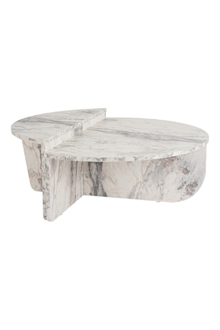 2 tables basses gigognes Orion - 90 x 30 x 60 / 85 x 35 x 30 cm