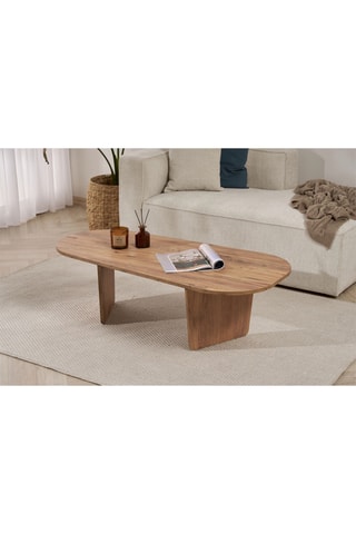 Table basse Ovalis - 130 x 40 x 65 cm