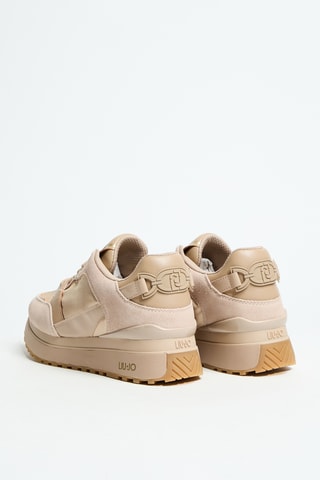 Baskets en cuir Maxi Wonder 91 - Beige
