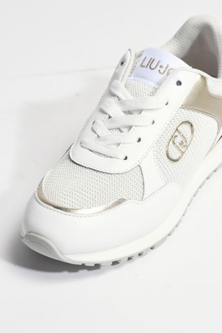 Baskets compensées en cuir Maxi Wonder Low 01 - Blanc