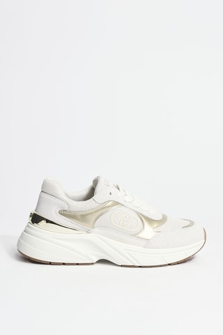 Baskets en cuir Lj01 01 - Blanc