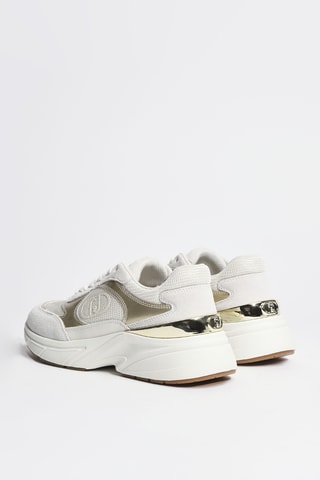 Baskets en cuir Lj01 01 - Blanc