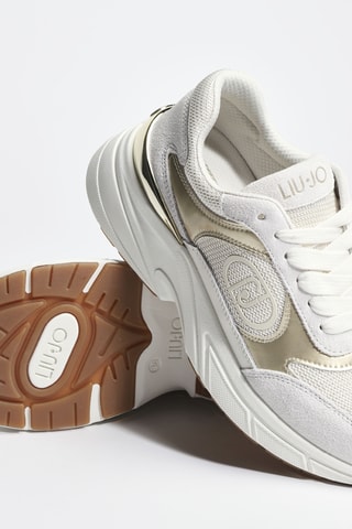 Baskets en cuir Lj01 01 - Blanc