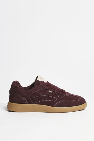 Baskets en cuir Connor 01 - Bordeaux