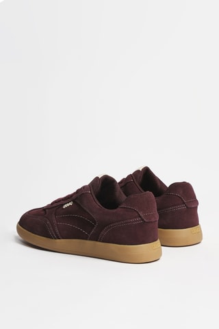 Baskets en cuir Connor 01 - Bordeaux