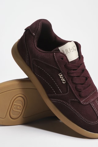 Baskets en cuir Connor 01 - Bordeaux