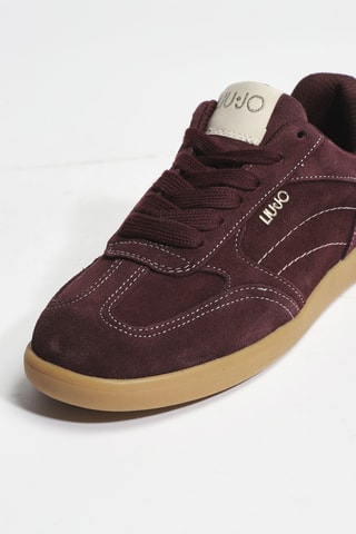 Baskets en cuir Connor 01 - Bordeaux