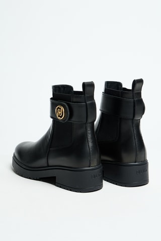 Bottines en cuir New Nancy Eco 2 - Noir