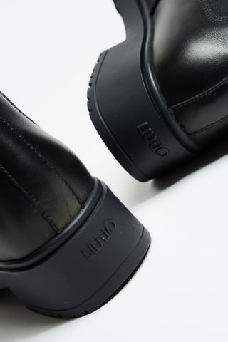 Bottines en cuir New Nancy Eco 2 - Noir