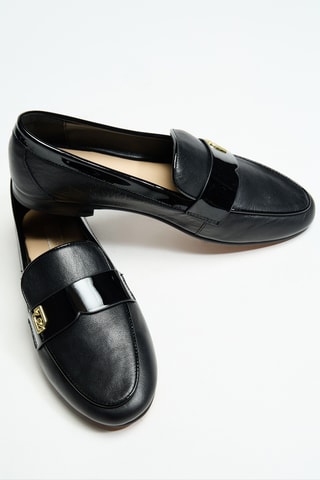 Mocassins en cuir Emel 05 - Noir