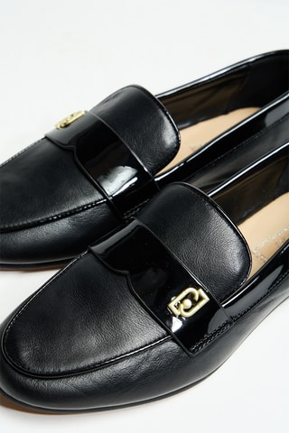 Mocassins en cuir Emel 05 - Noir