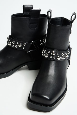 Bottines en cuir Roxy 01 - Noir