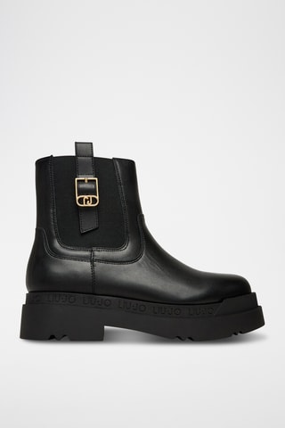 Bottines en cuir Love 63 - Noir