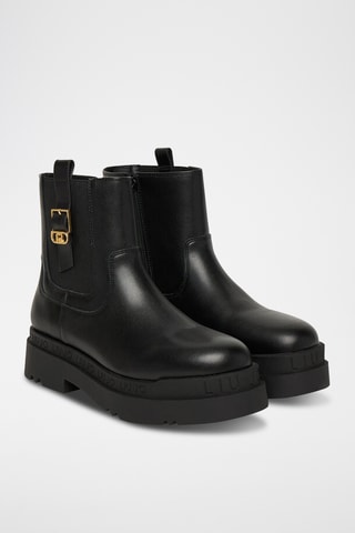 Bottines en cuir Love 63 - Noir