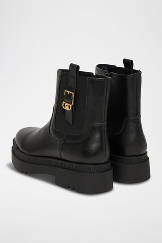 Bottines en cuir Love 63 - Noir