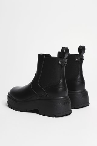 Bottines en cuir Andrea 01 - Noir