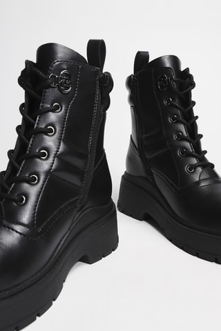 Bottines en cuir Andrea 02 - Noir