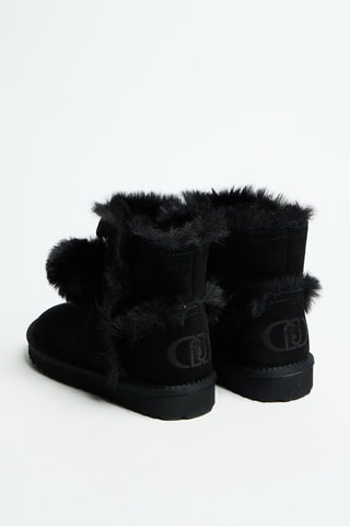 Bottines fourrées cuir Jil 05 - Noir