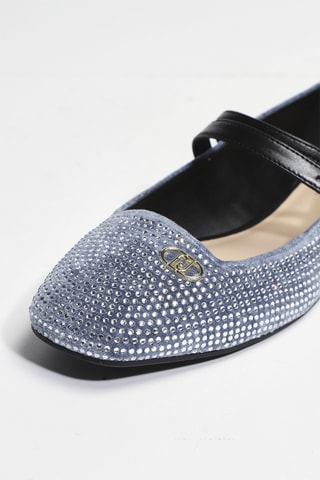Babies en cuir Brigitte 06 - Bleu