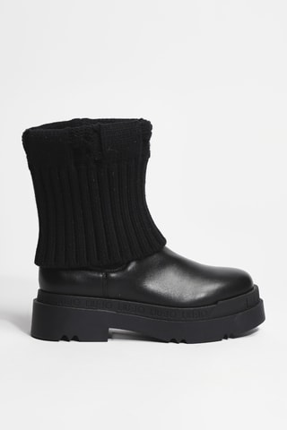Bottines en cuir Love 65 - Noir