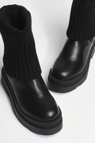 Bottines en cuir Love 65 - Noir