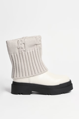 Bottines en cuir Love 65 - Blanc