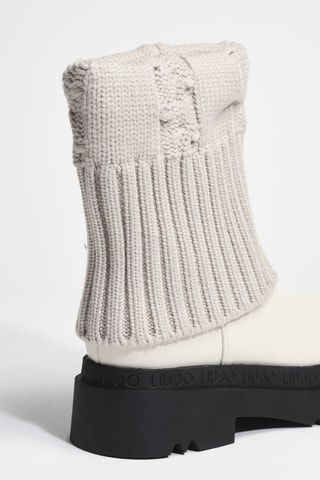 Bottines en cuir Love 65 - Blanc