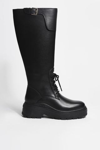 Bottes en cuir Andrea 04 - Noir