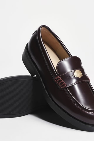 Mocassins en cuir Preppy 01 - Bordeaux