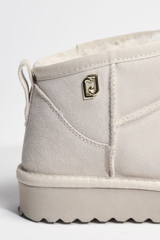Bottines fourrées en cuir Juny 01 - Beige