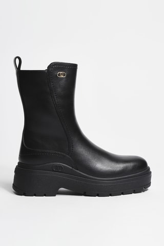 Bottines en cuir Andrea 05 - Noir