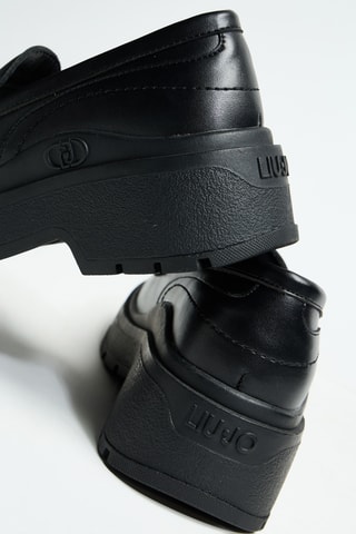 Mocassins en cuir Andrea 06 - Noir