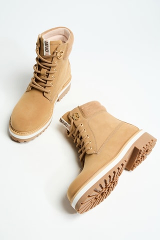 Bottines en cuir Tammy 01 - Camel