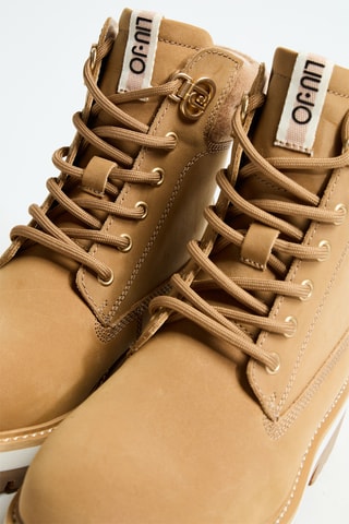 Bottines en cuir Tammy 01 - Camel