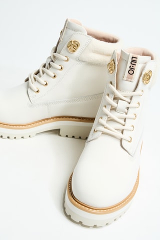 Bottines en cuir Tammy 01 - Blanc