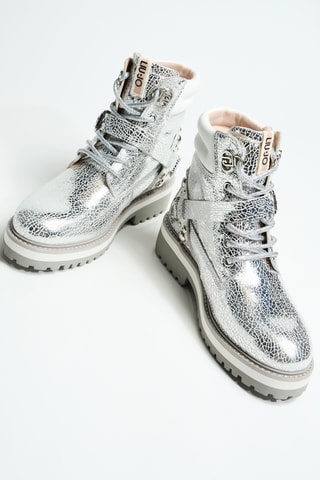 Bottines en cuir Tammy 02 - Argenté