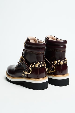 Bottines en cuir Tammy 02 - Marron