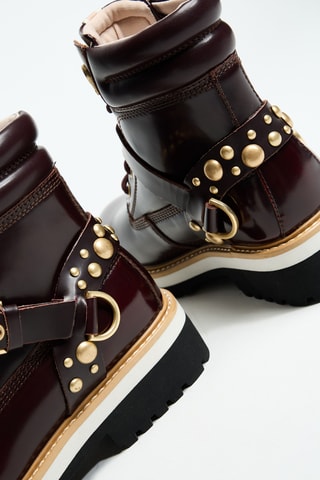 Bottines en cuir Tammy 02 - Marron