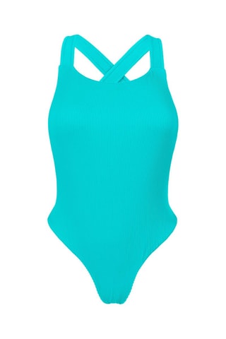 Maillot 1 pièce Olivia - Turquoise