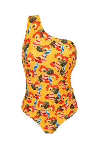 Maillot 1 pièce - Jaune