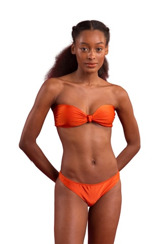 Haut de maillot bandeau Paprica - Orange